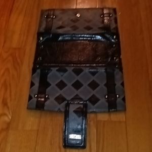 Like new black and gray pattern Miche classic purse cover